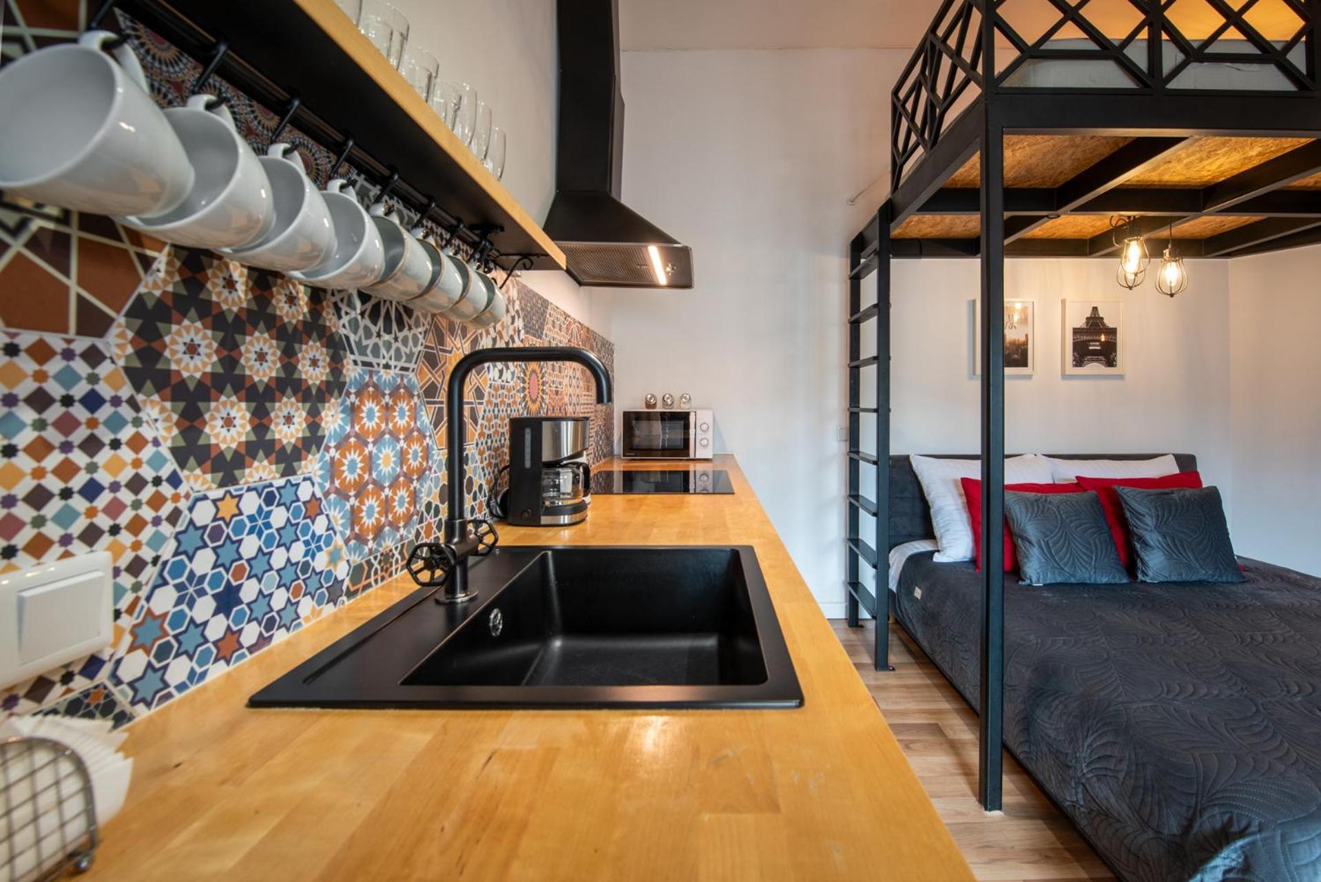 Modern Apartment Arizona Studio Old Town Dietla Balcony كراكوفيا المظهر الخارجي الصورة