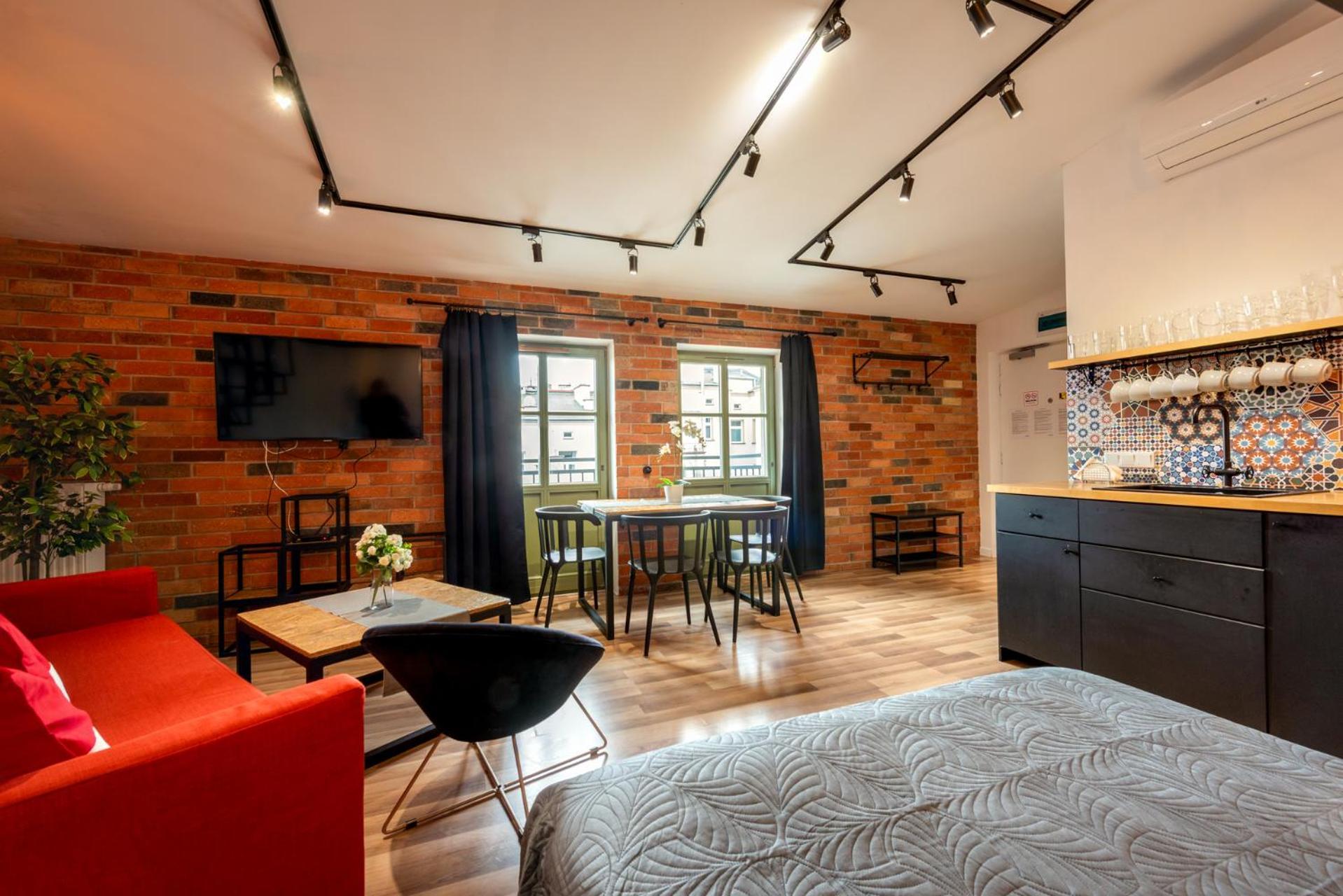 Modern Apartment Arizona Studio Old Town Dietla Balcony كراكوفيا المظهر الخارجي الصورة
